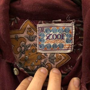 vintage patterned button down